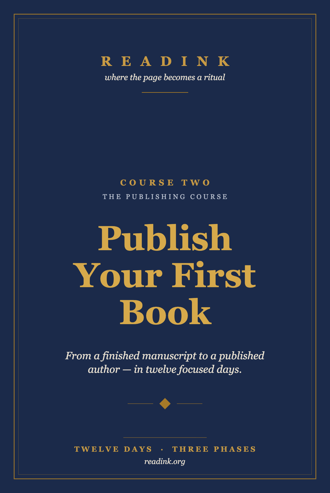 Publish Your First Book in 12 Days