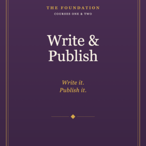 Write & Publish Your First Book