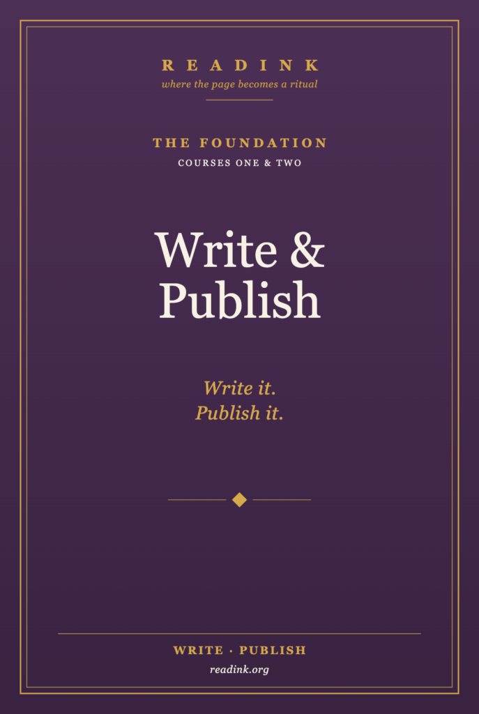 Write & Publish Your First Book