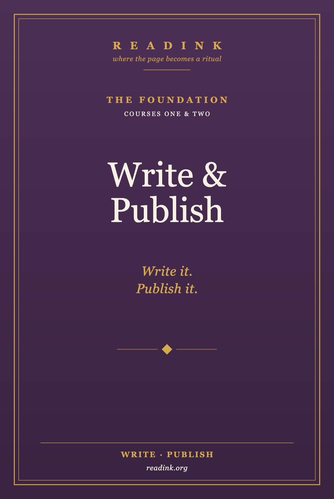 Write & Publish Your First Book
