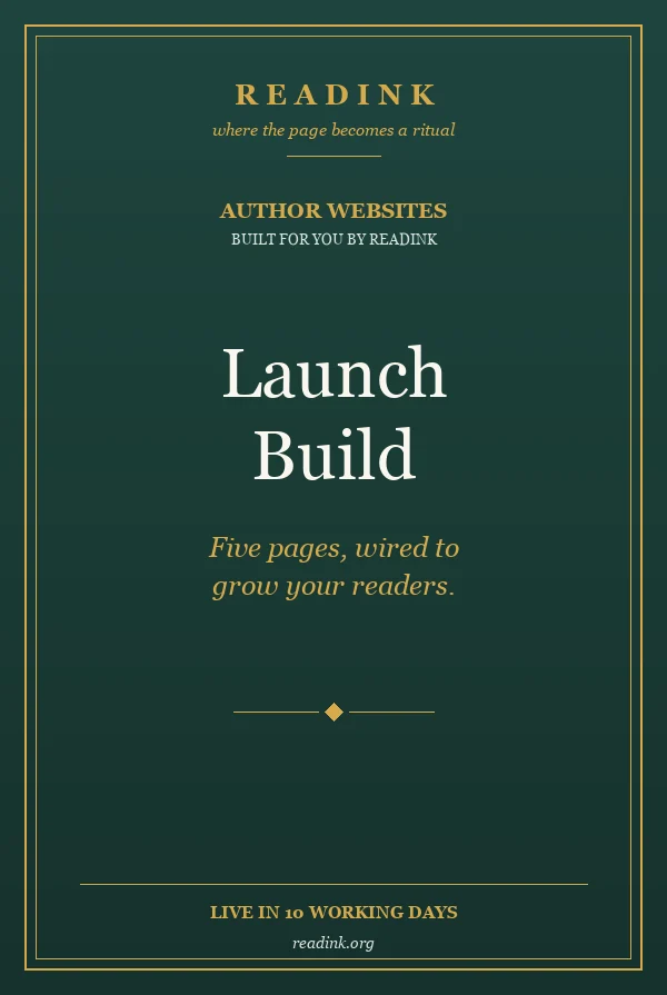 Author Website Launch Build